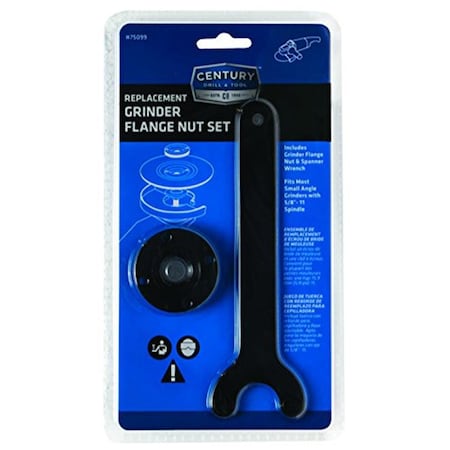 Century Drill & Tool Century Drill & Tool 75099 Grinder Flange Replacement Nut Set 75099